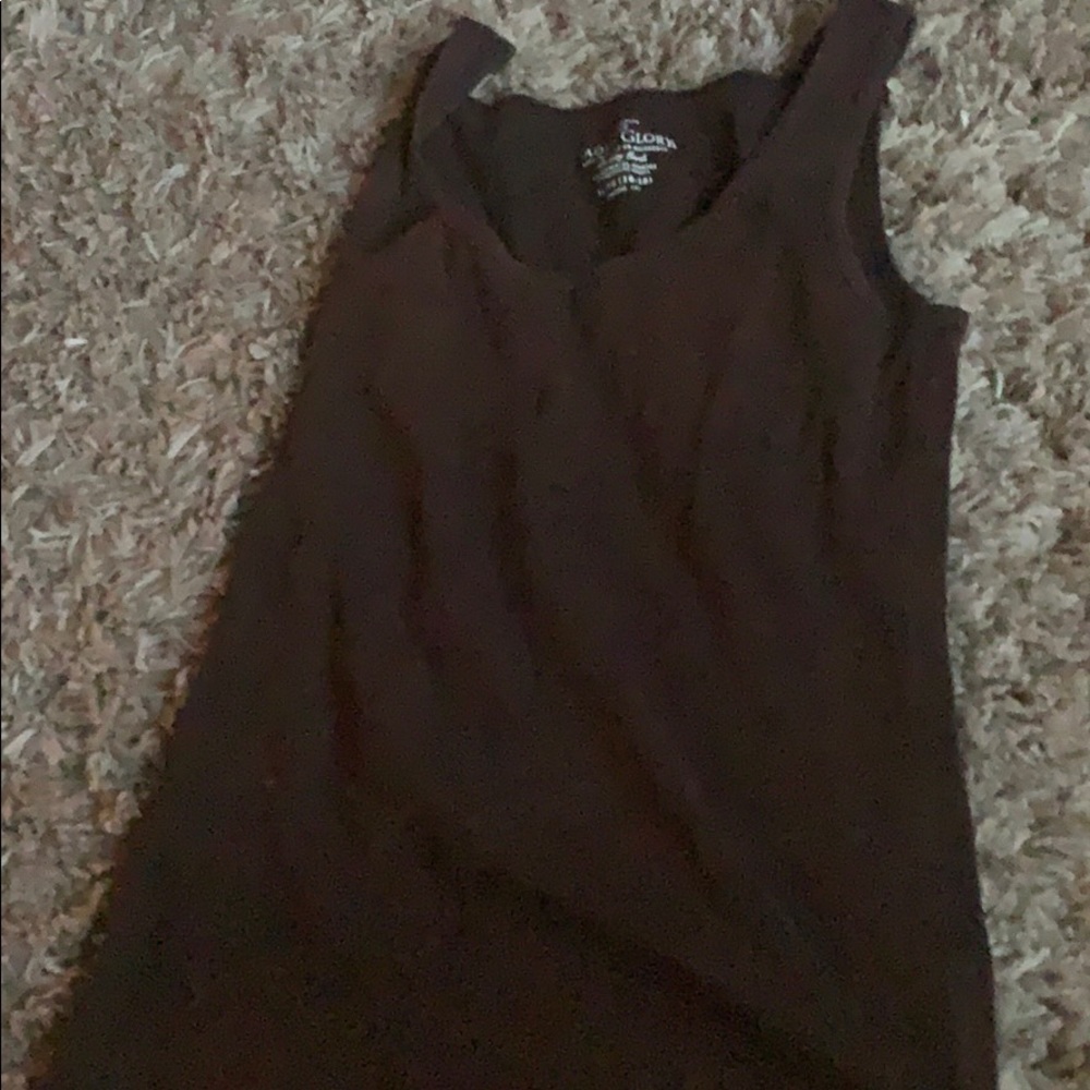 Brown workout tank